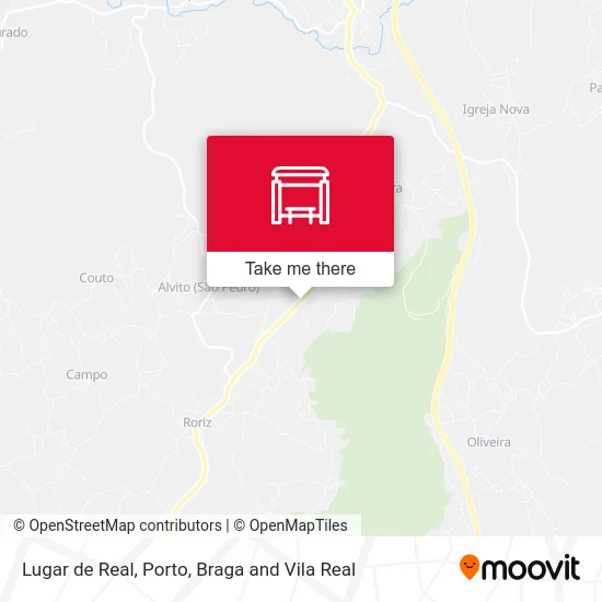 Lugar de Real map