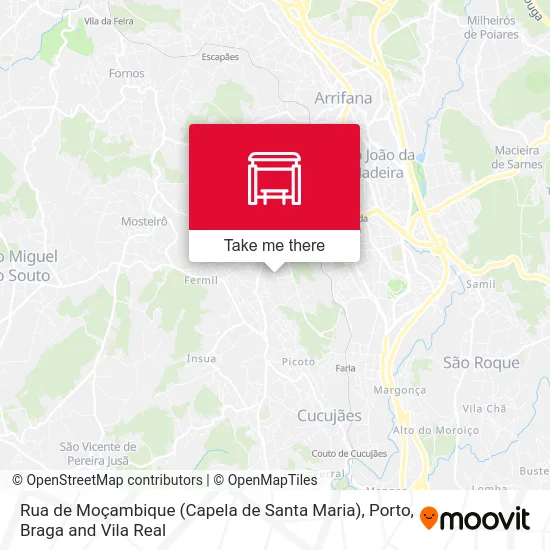 Rua de Moçambique (Capela de Santa Maria) map