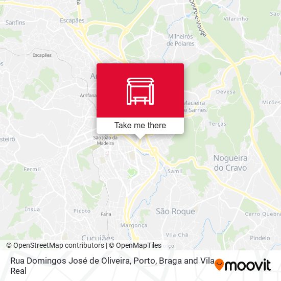 Rua Domingos José de Oliveira mapa