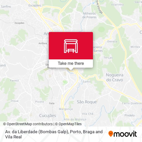 Av. da Liberdade (Bombas Galp) map