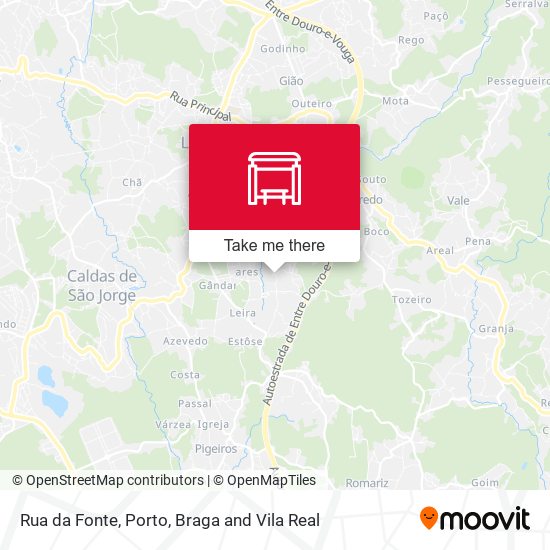 Rua da Fonte mapa