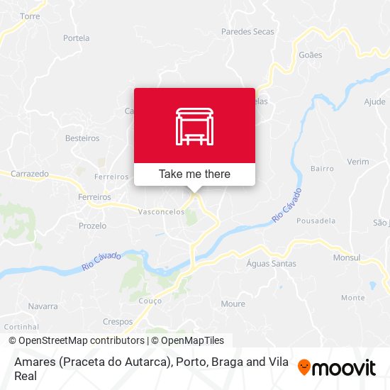 Amares (Praceta do Autarca) mapa