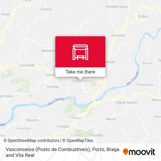 Vasconcelos (Posto de Combustíveis) map