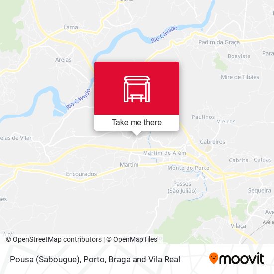 Pousa (Sabougue) mapa