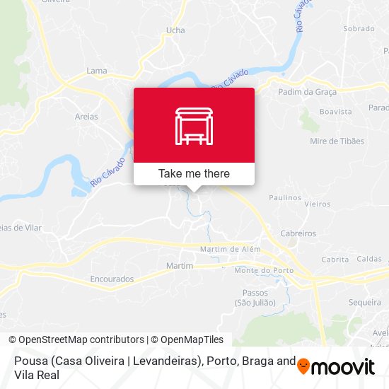 Pousa (Casa Oliveira | Levandeiras) mapa