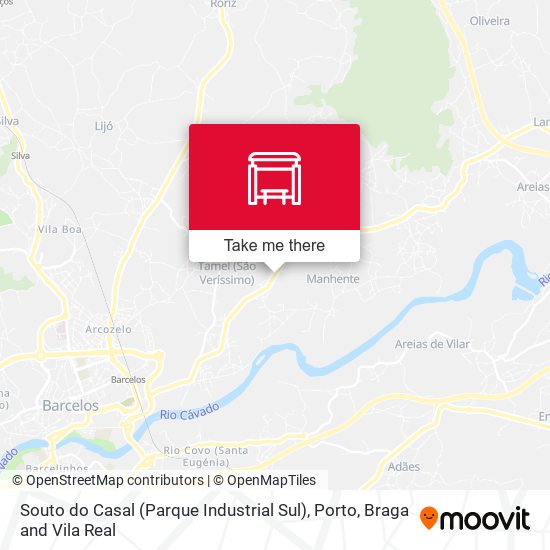 Souto do Casal (Parque Industrial Sul) map