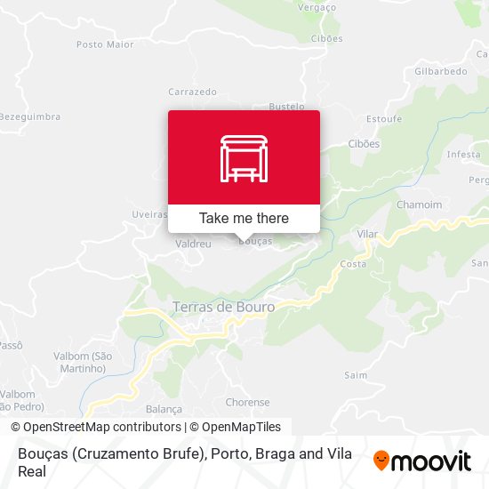 Bouças (Cruzamento Brufe) map