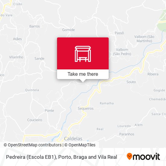 Pedreira (Escola EB1) mapa