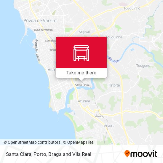 Santa Clara map