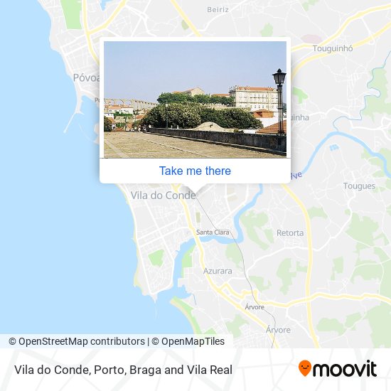 Vila do Conde map