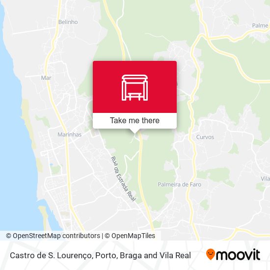 Castro de S. Lourenço map