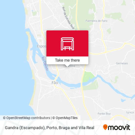 Gandra (Escampado) mapa