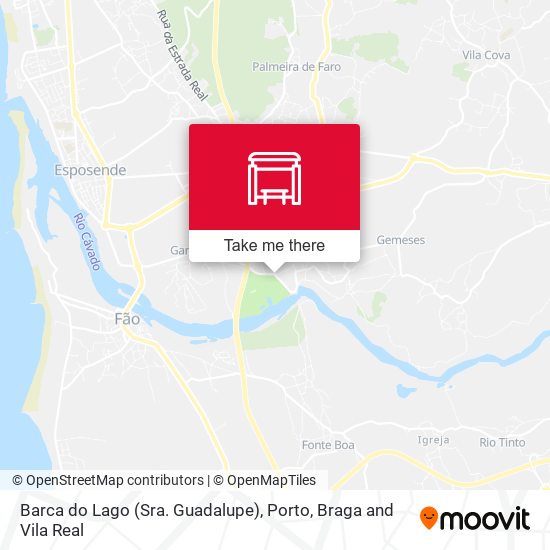 Barca do Lago (Sra. Guadalupe) mapa