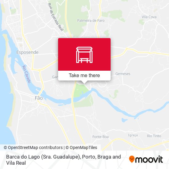 Barca do Lago (Sra. Guadalupe) map