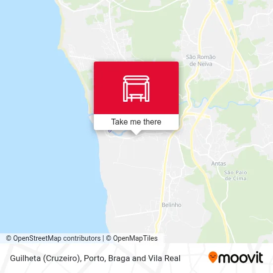 Guilheta (Cruzeiro) map