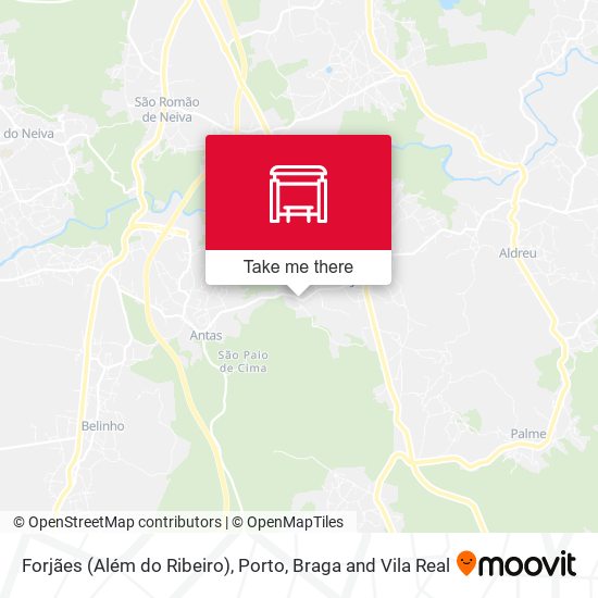 Forjães (Além do Ribeiro) map