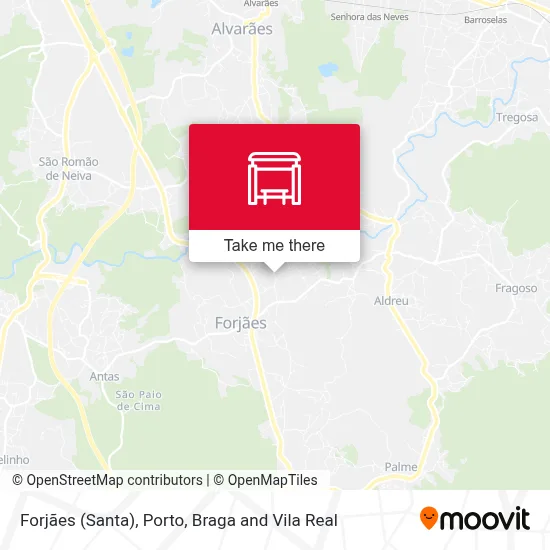 Forjães (Santa) map