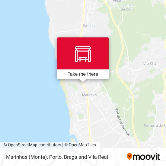 Marinhas (Monte) map