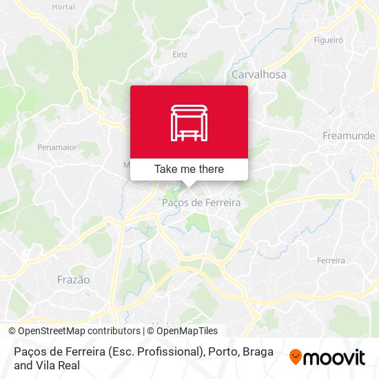 Paços de Ferreira (Esc. Profissional) map