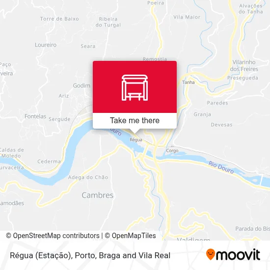Régua (Estação) map