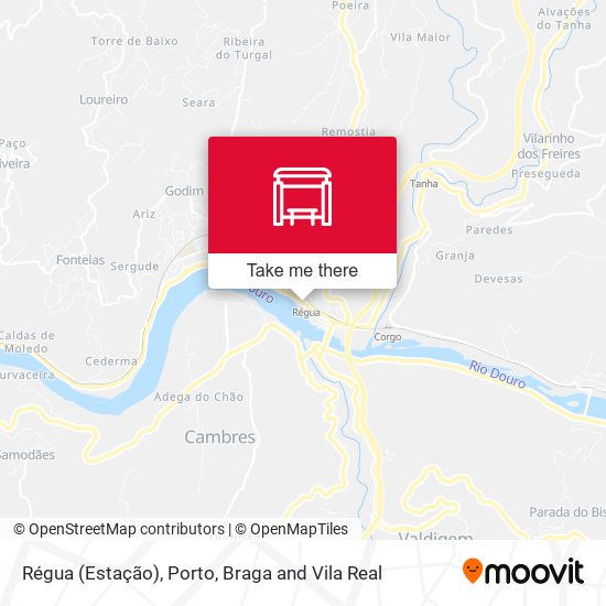 Régua (Estação) map