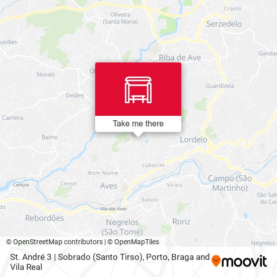 St. André 3 | Sobrado (Santo Tirso) mapa