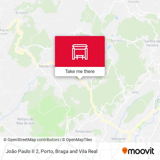 João Paulo II 2 mapa