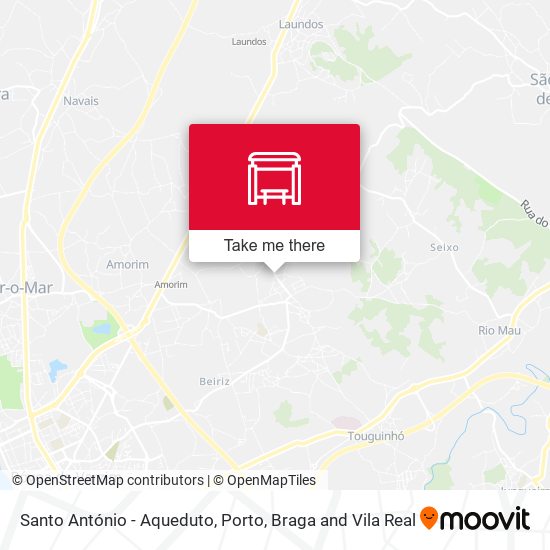 Santo António - Aqueduto map