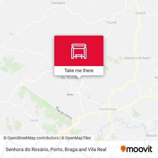 Senhora do Rosário mapa