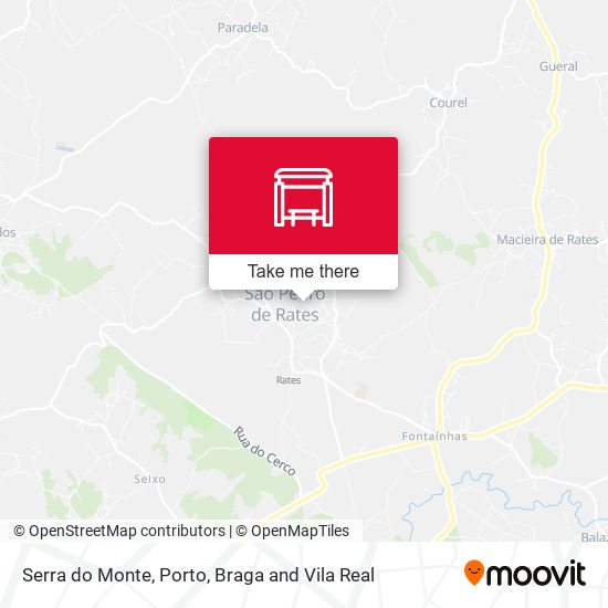 Serra do Monte map