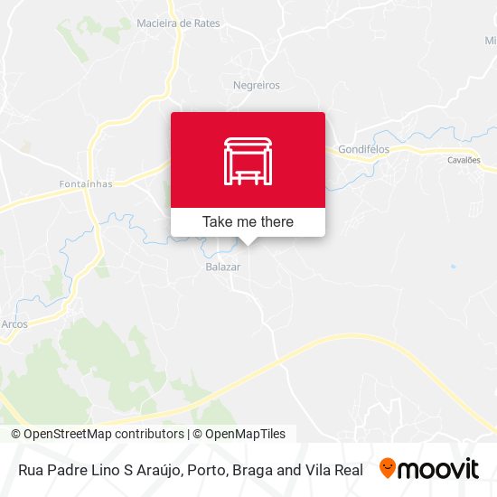 Rua Padre Lino S Araújo map