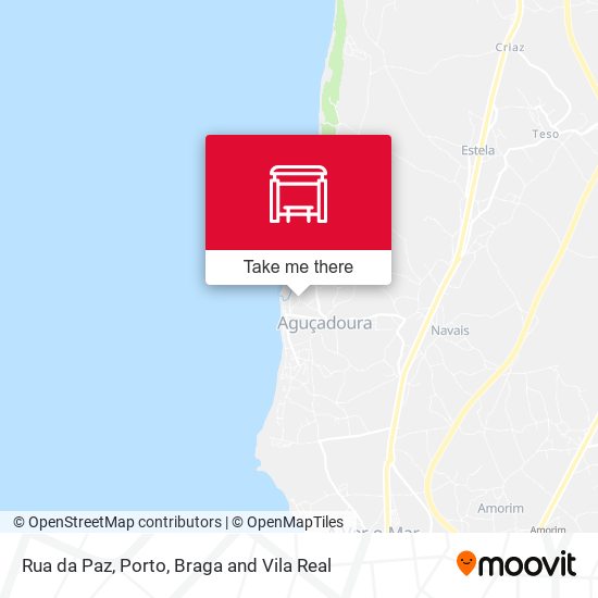 Rua da Paz map