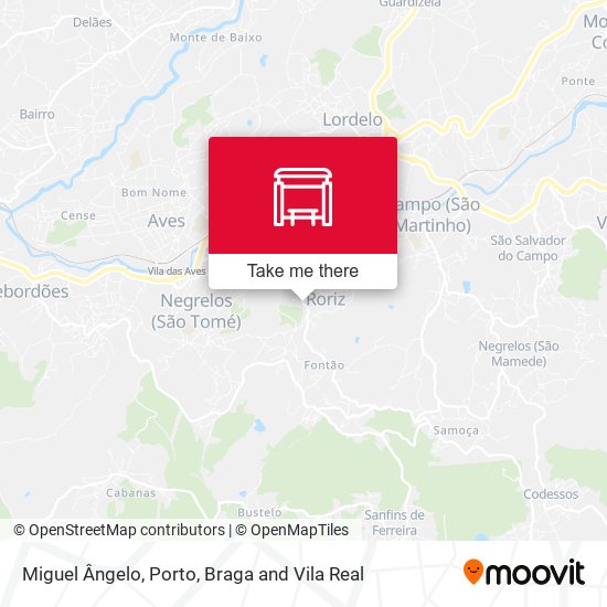Miguel Ângelo mapa