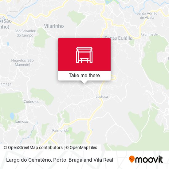 Largo do Cemitério mapa