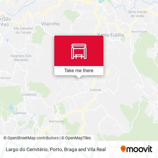 Largo do Cemitério mapa