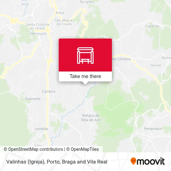 Valinhas (Igreja) map