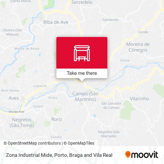 Zona Industrial Mide mapa