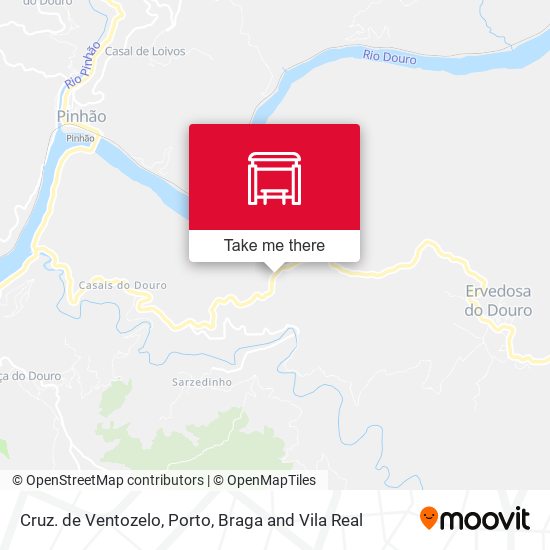 Cruz. de Ventozelo mapa
