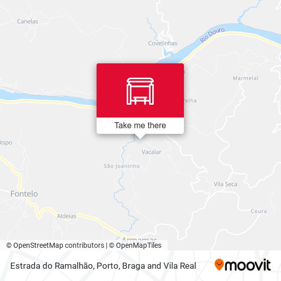 Estrada do Ramalhão mapa