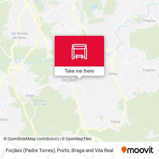 Forjães (Padre Torres) map