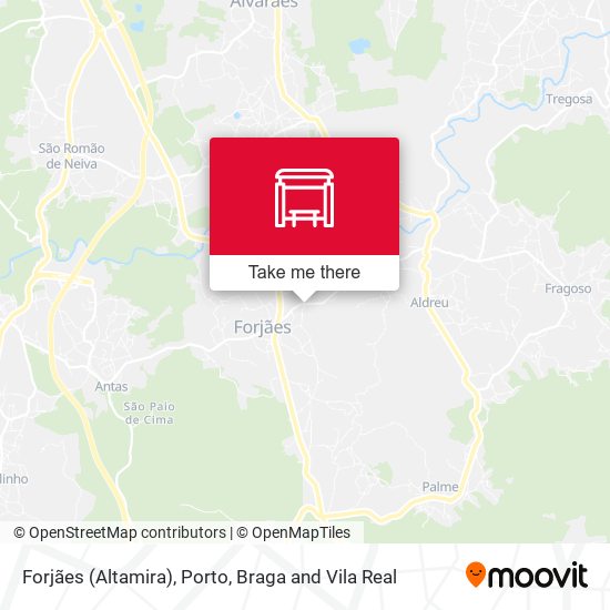Forjães (Altamira) mapa