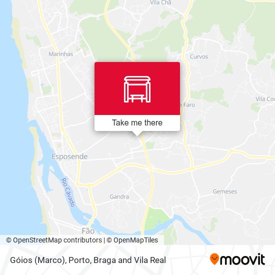 Góios (Marco) mapa