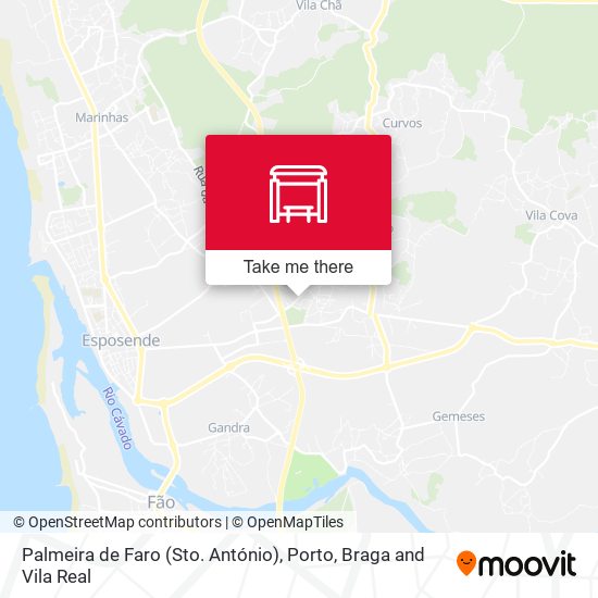 Palmeira de Faro (Sto. António) map