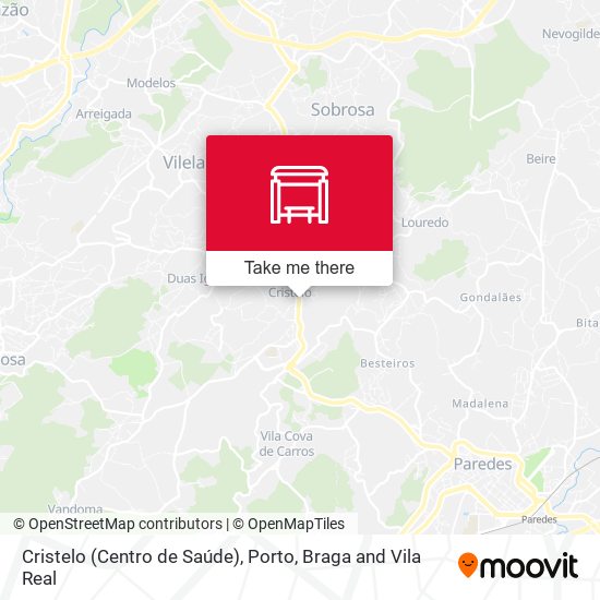 Cristelo (Centro de Saúde) map