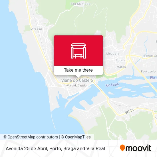 Avenida 25 de Abril map