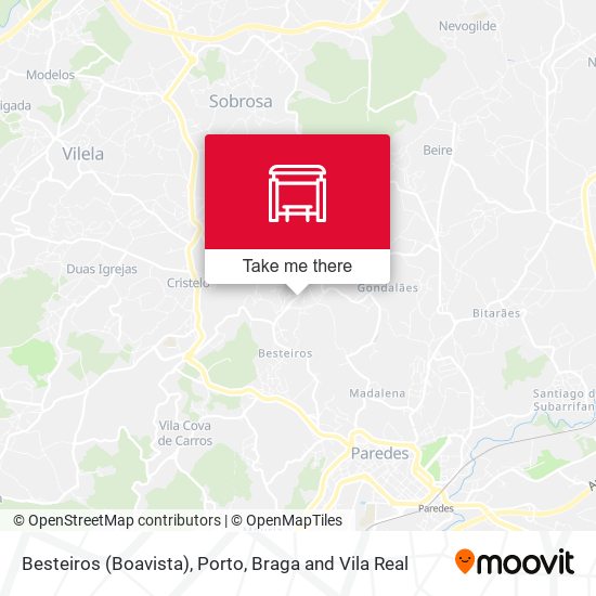Besteiros (Boavista) mapa