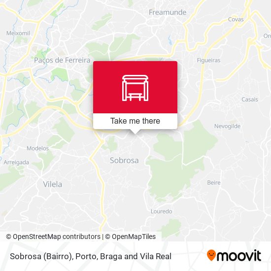 Sobrosa (Bairro) mapa
