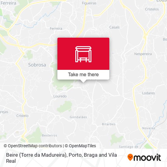 Beire (Torre da Madureira) map