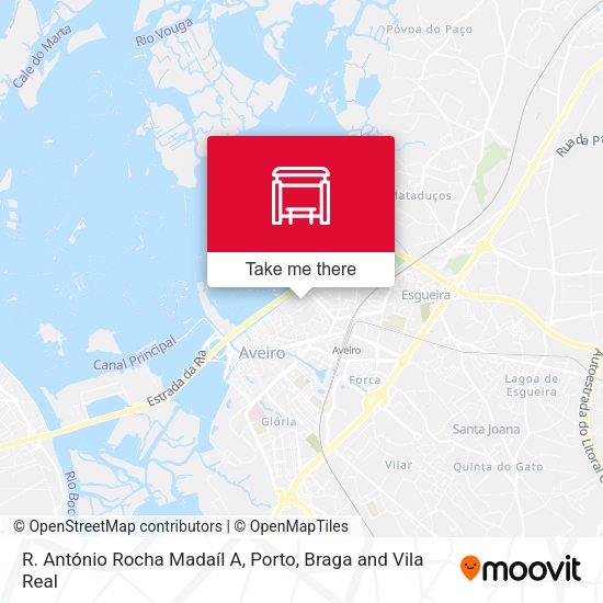 R. António Rocha Madaíl A mapa