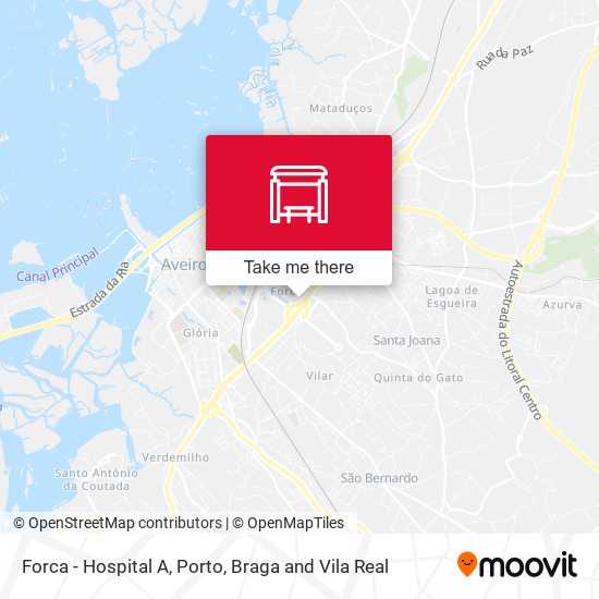 Forca - Hospital A map